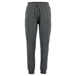 Kustom Kit Mens Slim Fit Sweat Pants / Dark Gray Marl